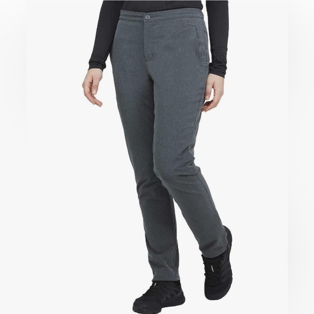 NEW! Sunice Stormpack Women's Grey Windproof Fleece Lined Pants Large Stretchy